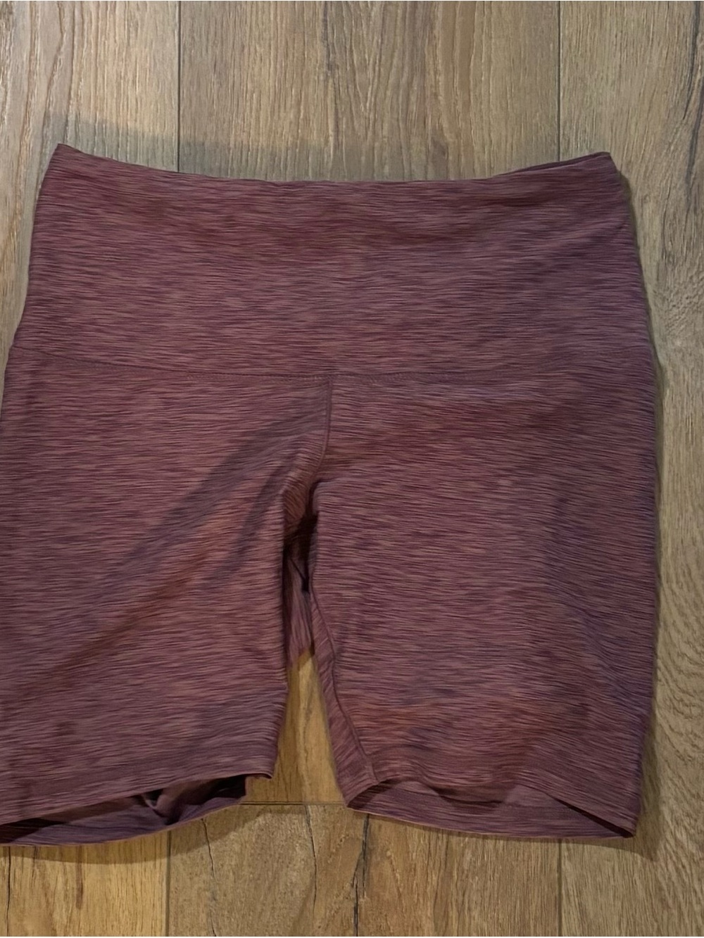 Prana Heathered Plum Bike Shorts